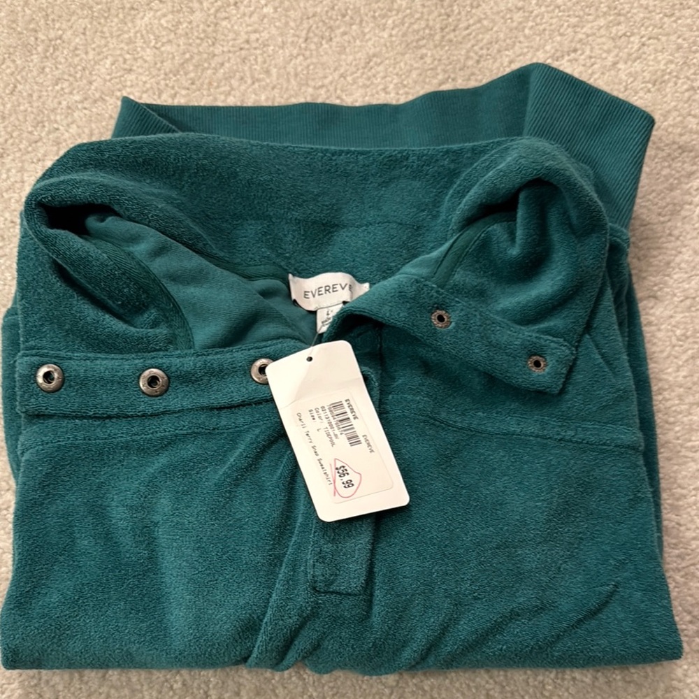 Evereve Teal short sleeve top